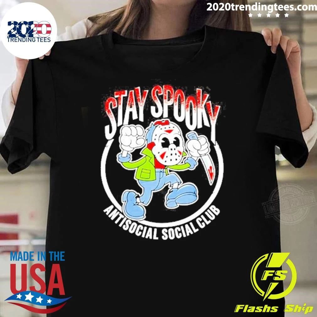 Stay Spooky Antisocial Social Club Jason Voorhees Shirt