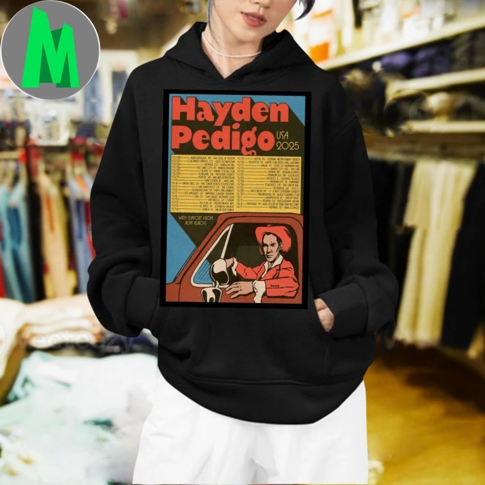 Hayden Pedigo USA 2025 Tour Poster Shirt