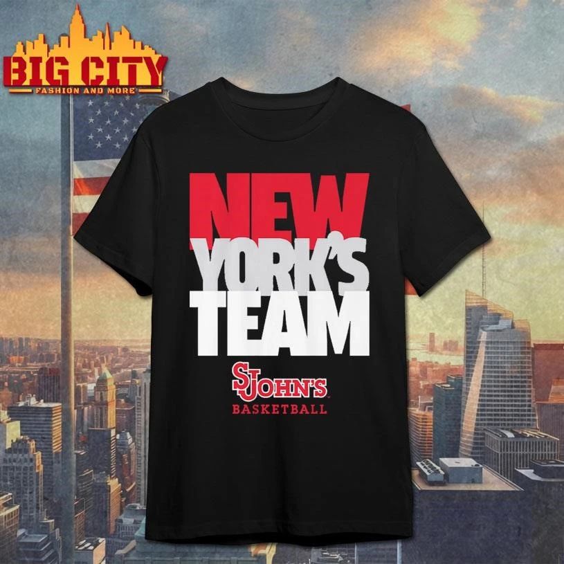 New York’s Team Text Stack St. John’s Basketball Shirt
