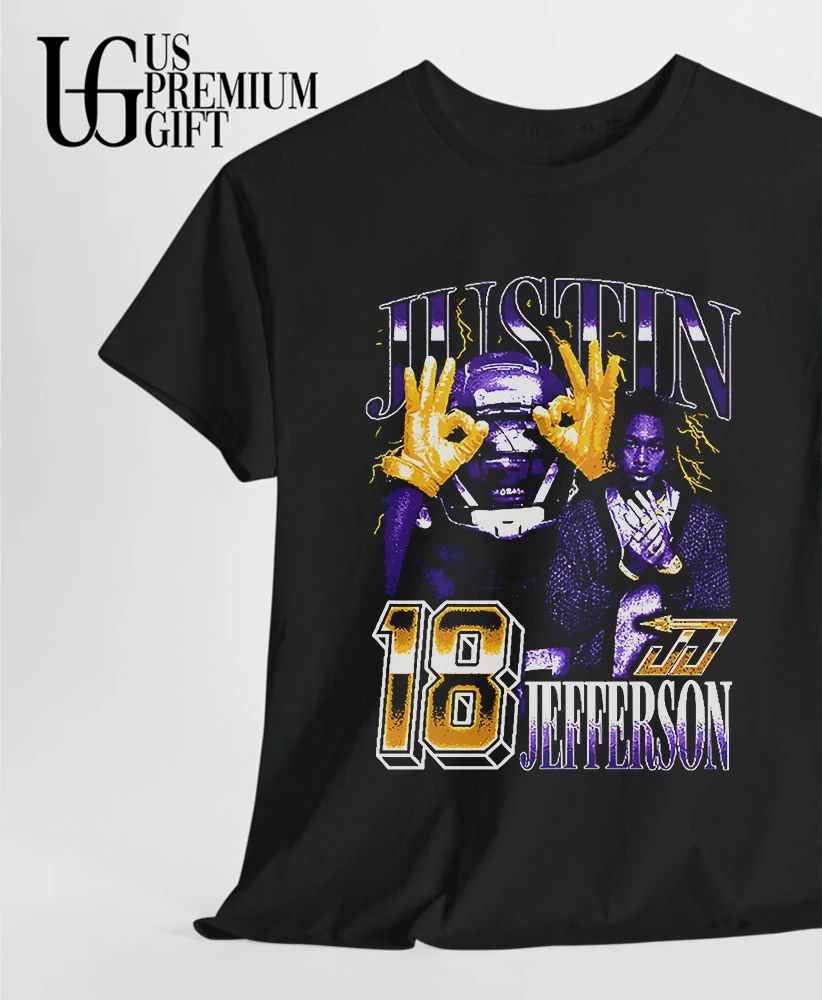 Justin Jefferson Minnesota Vikings Football signature shirt
