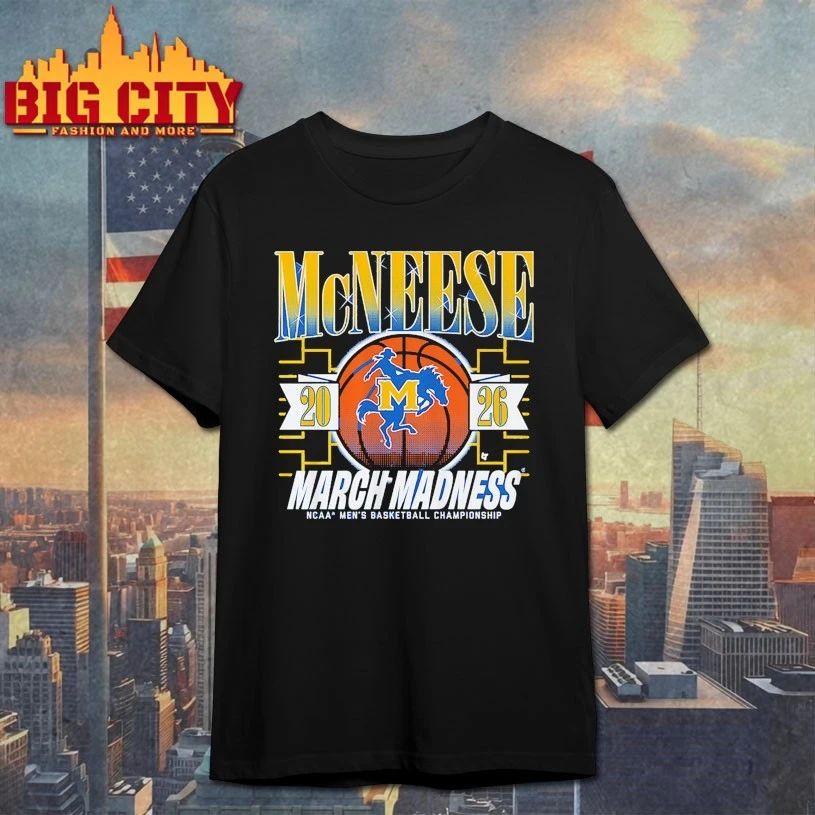March Madness McNeese Cowboys 2026 NCAA men’s basketball championship T-shirt