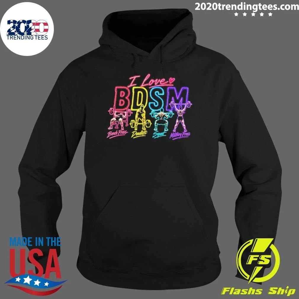 I Love Bdsm Workout Gymmer Shirt