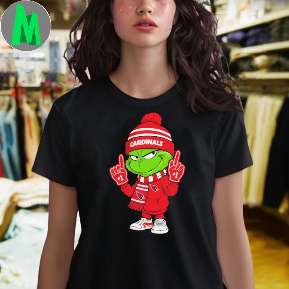 Grinch Arizona Cardinals Logo Shirt