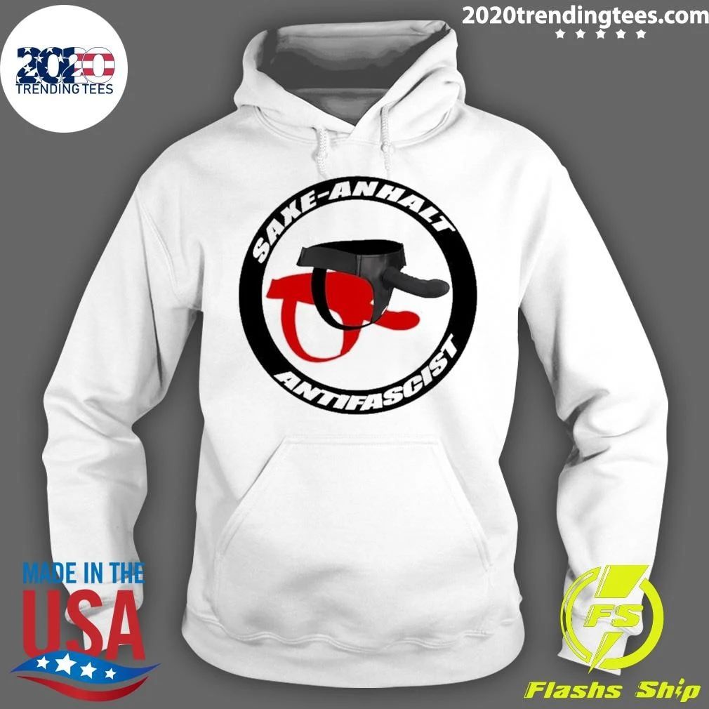 Saxe-anhalt Antifascist Antifa Political Satire Shirt