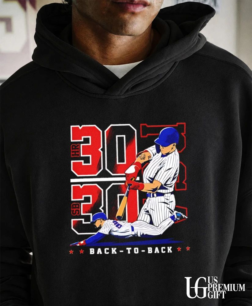Pete Crow-Armstrong Chicago Cubs Baseball Back-To-Back 30-30 Club shirt