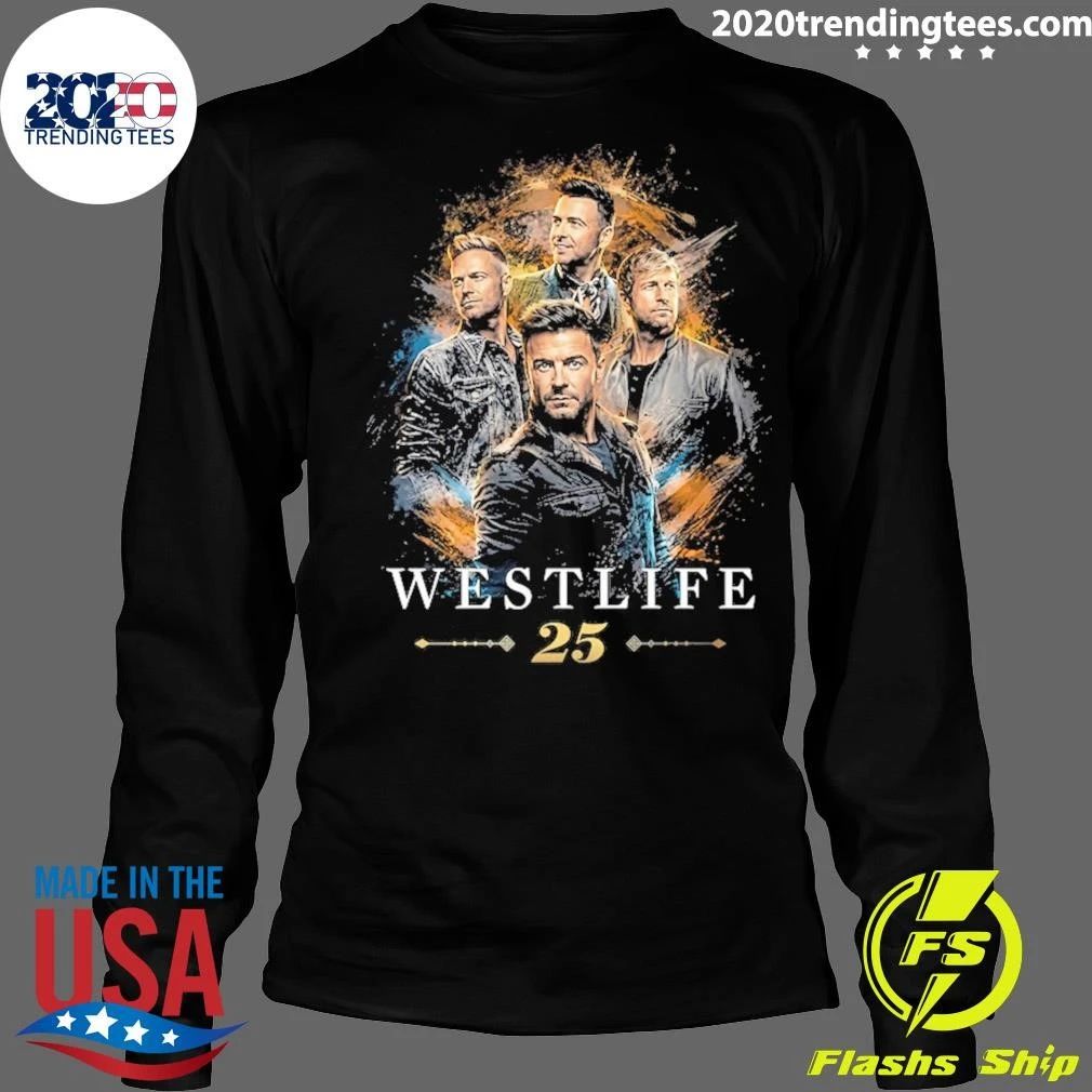 Westlife 25th Anniversary Tour 2026 Shirt