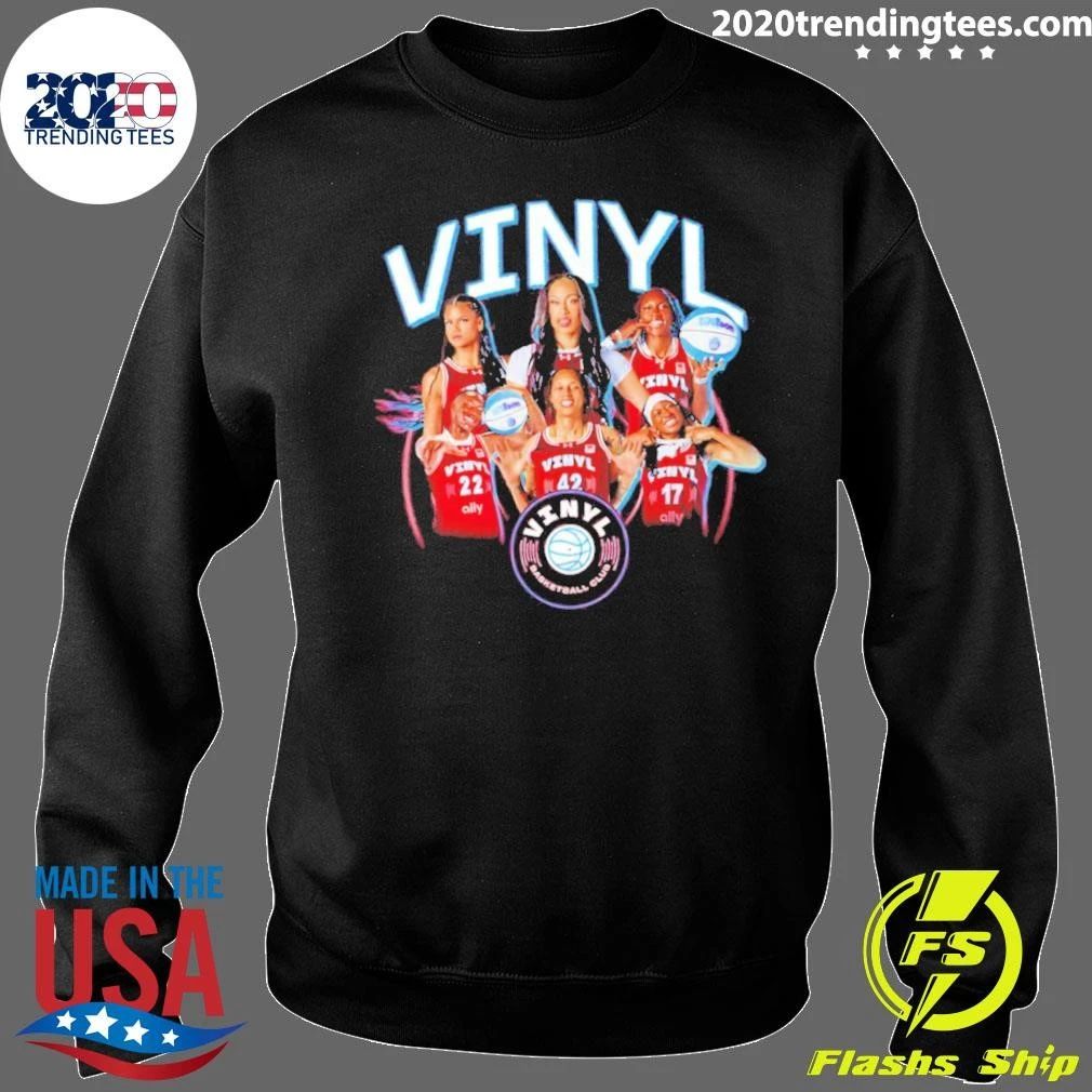 Vinyl Basketball Club Player Graphic Shirt