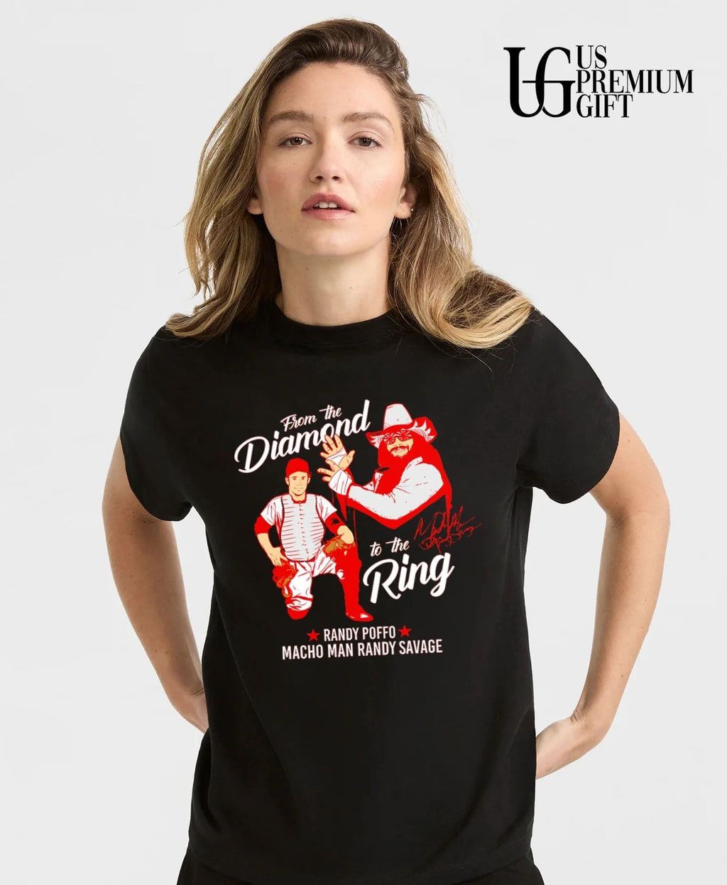 From The Diamond To The Ring Randy Poffo Macho Man Randy Savage signature shirt