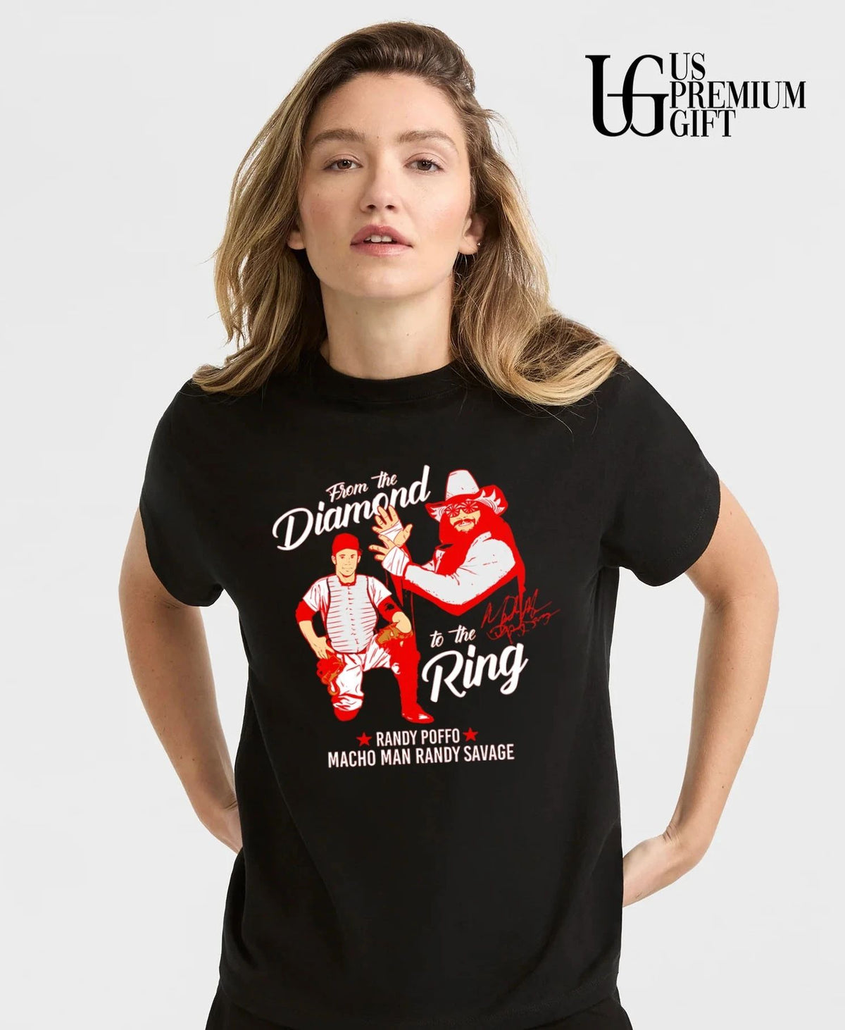 From The Diamond To The Ring Randy Poffo Macho Man Randy Savage signature shirt