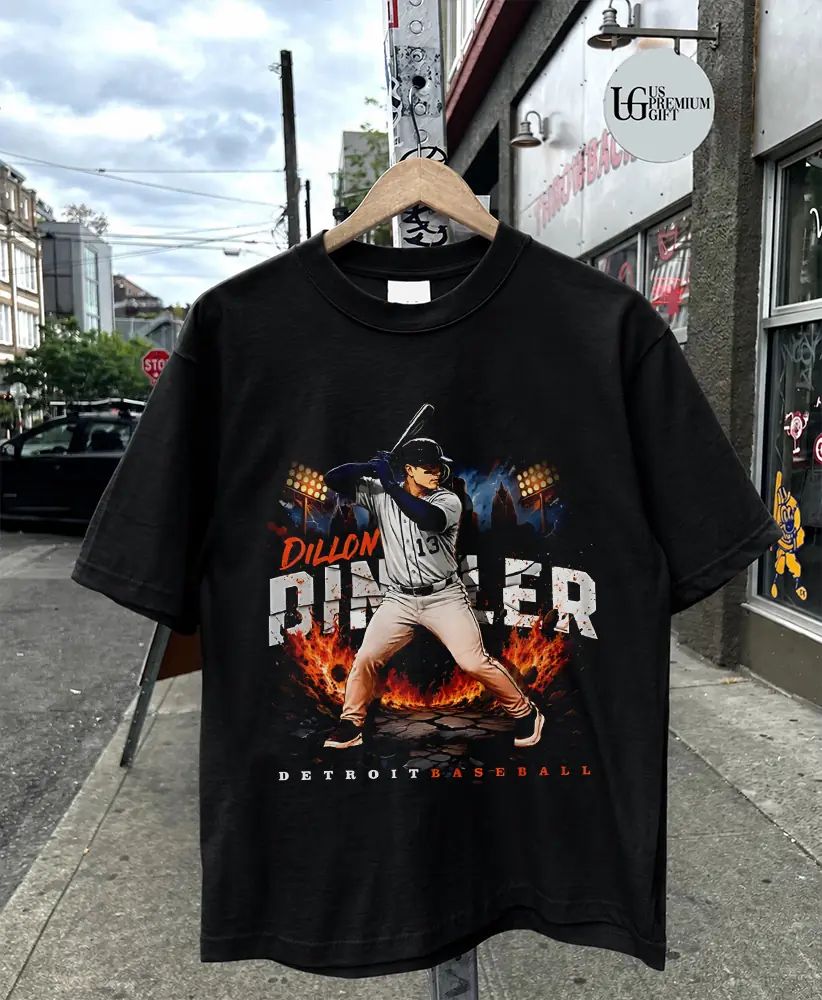 Dillon Dingler Detroit Tigers baseball 2026 Burst signature shirt