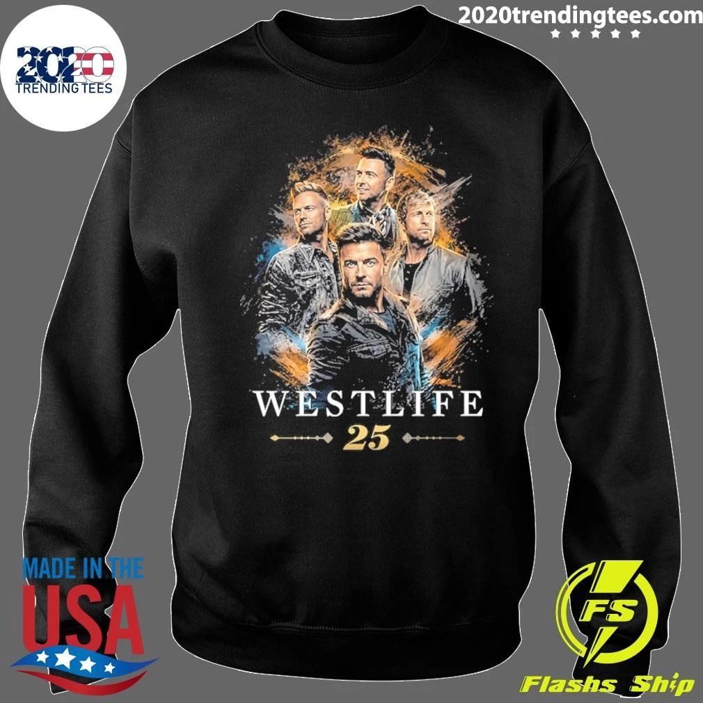 Westlife 25th Anniversary Tour 2026 Shirt