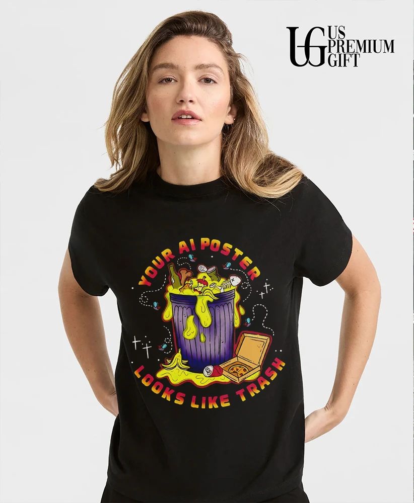 Your AI poster looks like trash shirt