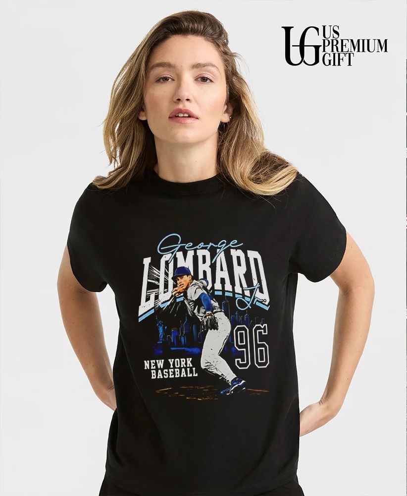 George Lombard Jr New York Yankees Baseball 96 Distressed shirt