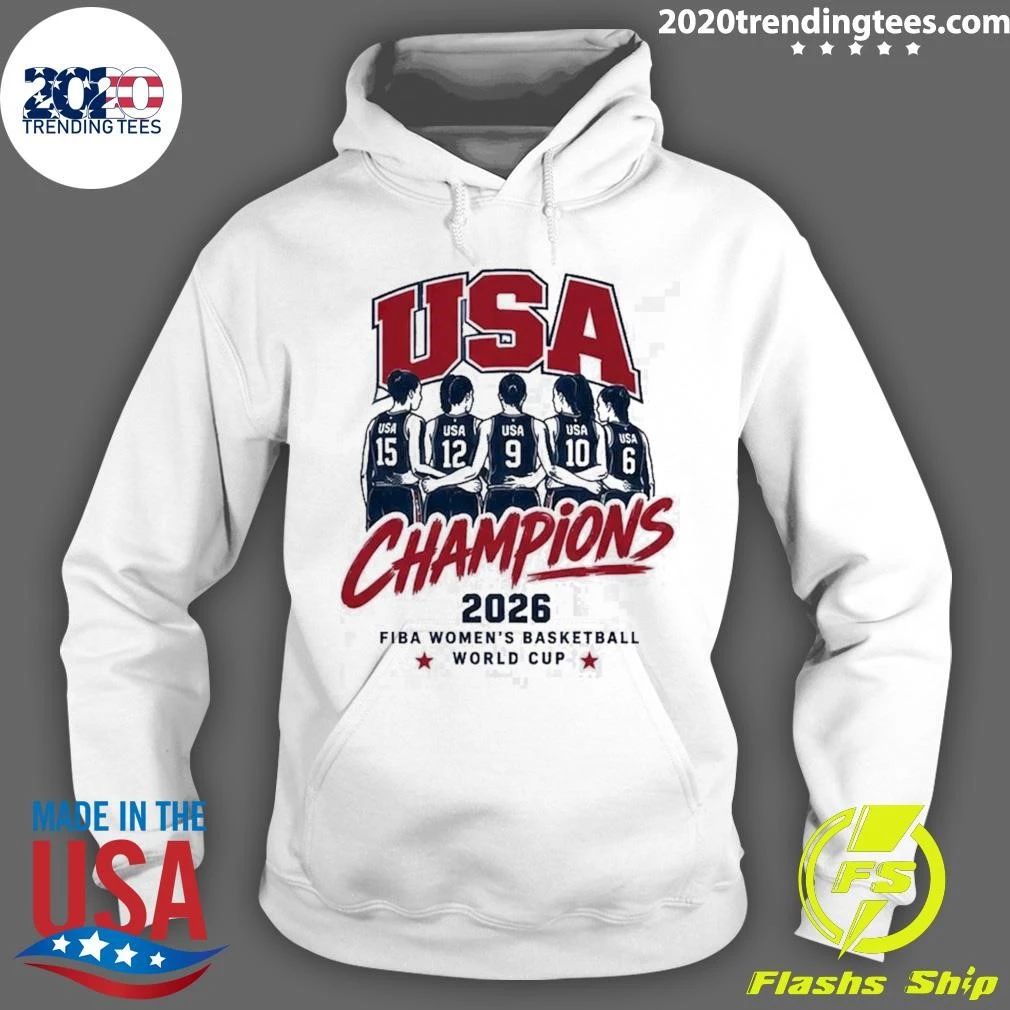 USA Women’s National Team Wins FIBA Women’s Basketball World Cup 2026 Champions Shirt