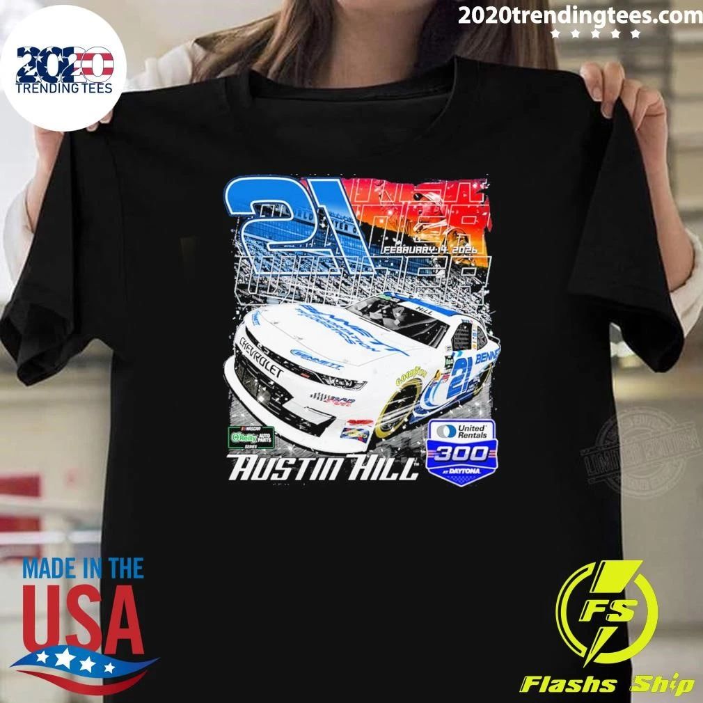 Austin Hill Richard Childress Racing Team Collection 2026 United Rentals 300 O’Reilly Auto Parts Series Race Winner Shirt