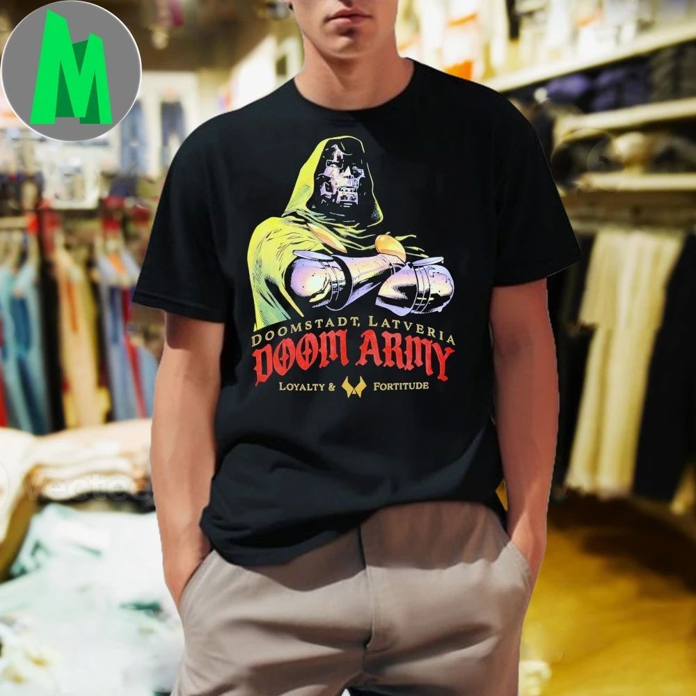 Doomstadt Latveria Doctor Doom Army Forge Shirt