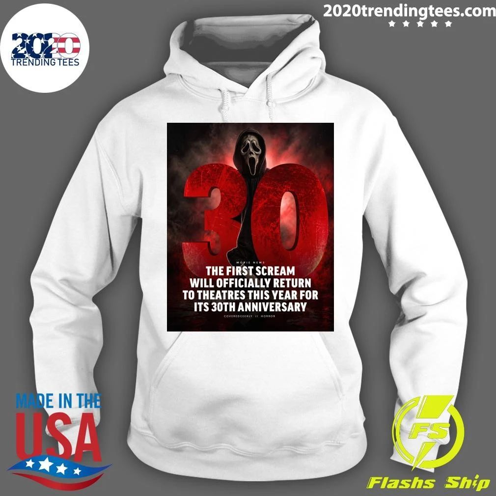 The First Scream Will Officially Return To Theatres This Year For Its 30th Anniversary Shirt