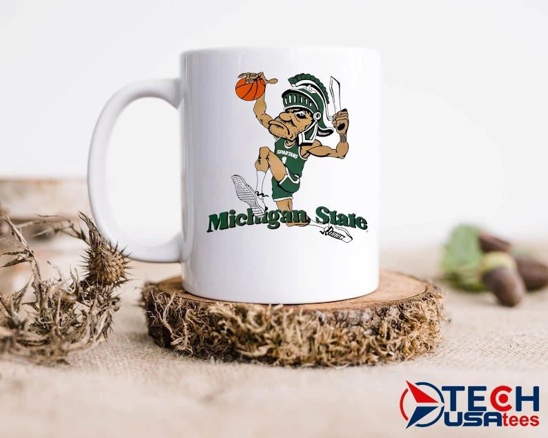 Michigan State University Spartans Dunking Gruff Sparty shirt