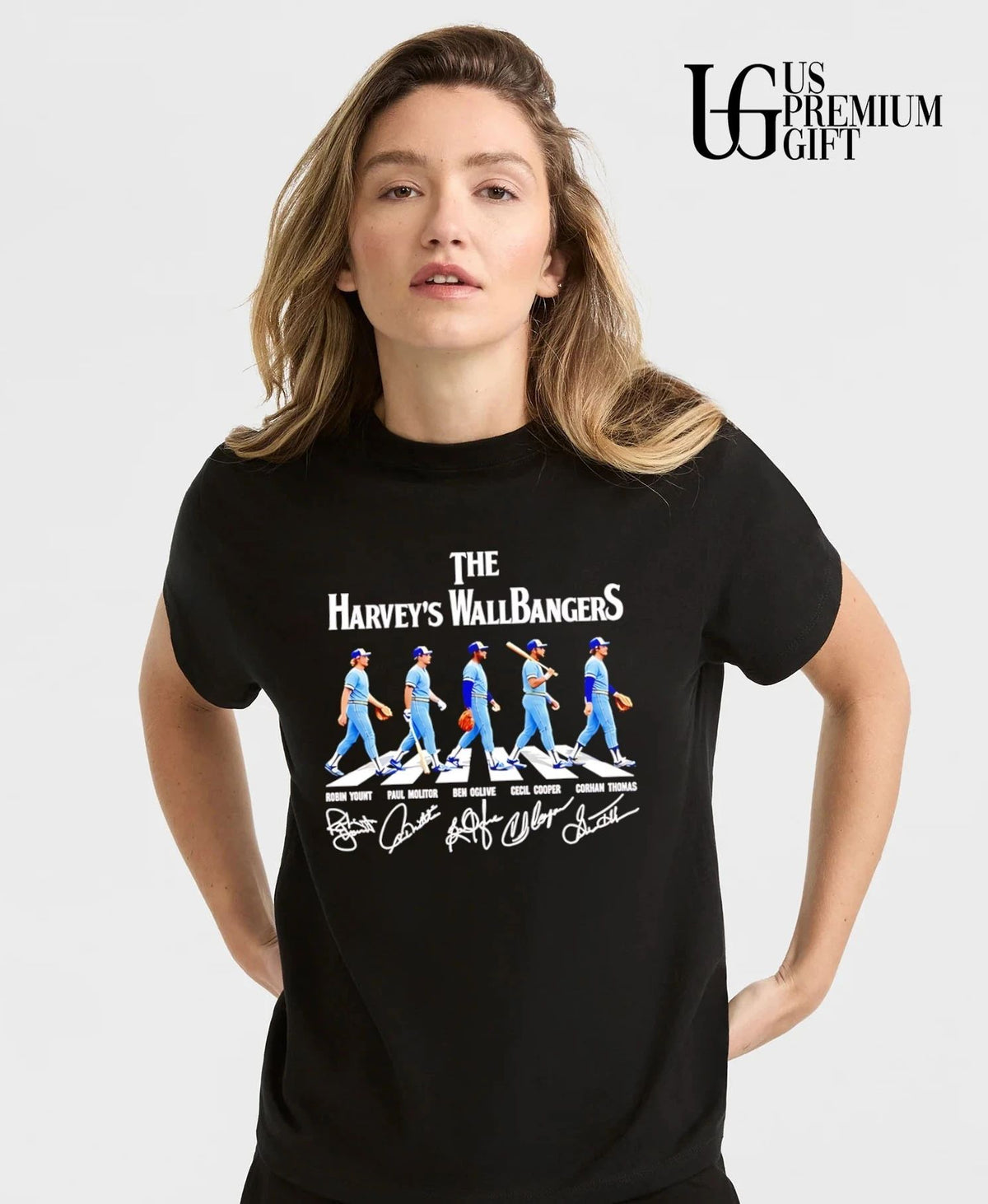 The Harvey’s Wallbangers Milwaukee Brewers Legends abbey road signature shirt