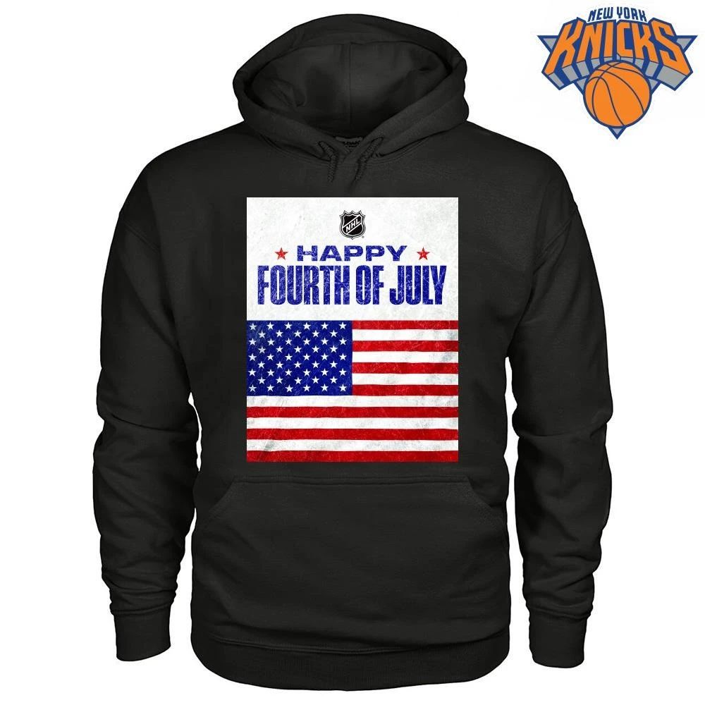 NHL Happy Fourth Of July Patriotic Ice Hockey American Flag Shirt
