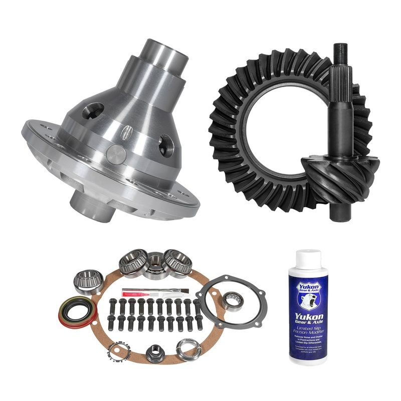 Yukon Muscle Car Limited Slip & Re-Gear Kit for Ford 9, 28 spline, 4.56 ratio