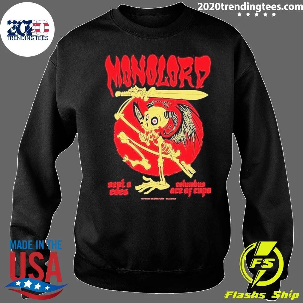 Monolord Ace Of Cups Event Page in Columbus OH Sept 8 2026 Shirt