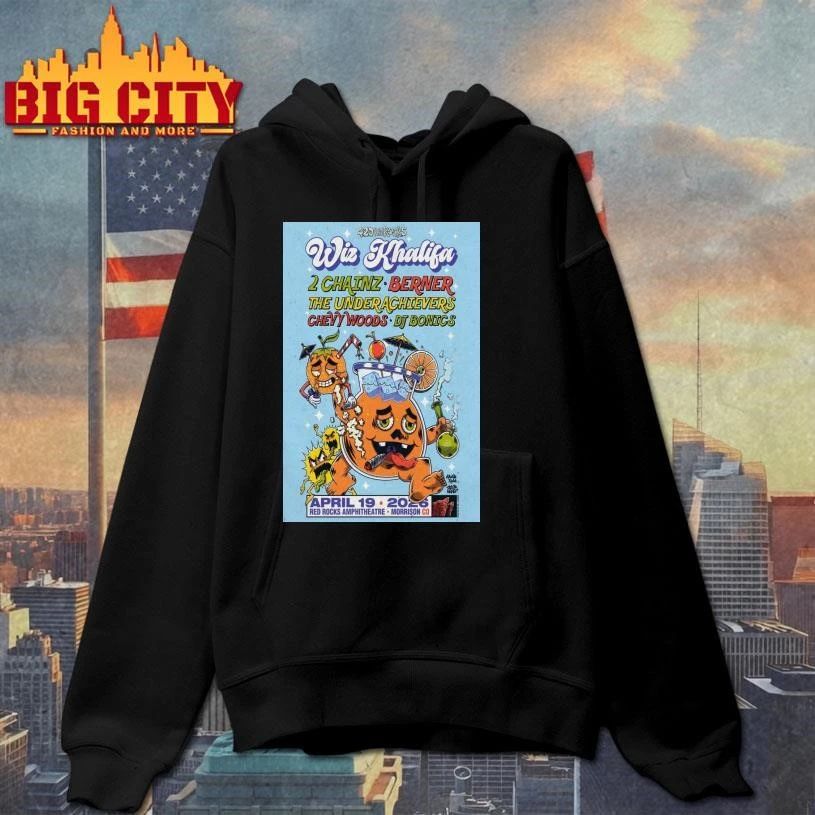Wiz Khalifa Red Rocks In Morrison CO 4-19-2026 Poster Shirt
