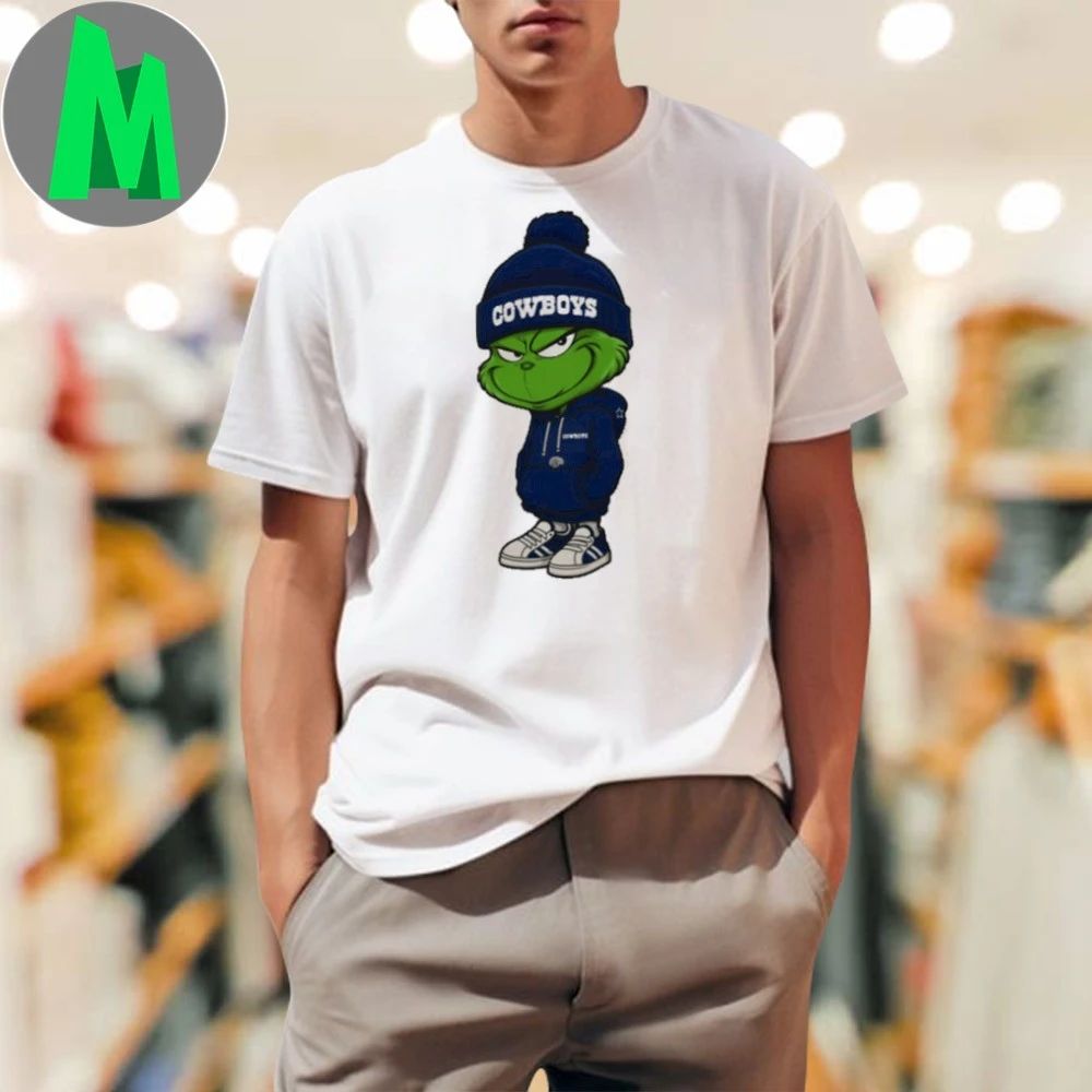 Grinch Dallas Cowboys Logo Shirt