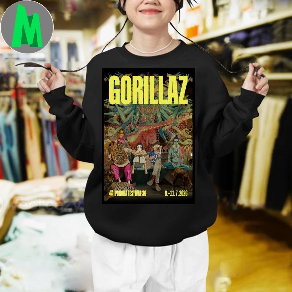 Gorillaz Trenčín Slovakia July 9-11 2026 Poster Shirt