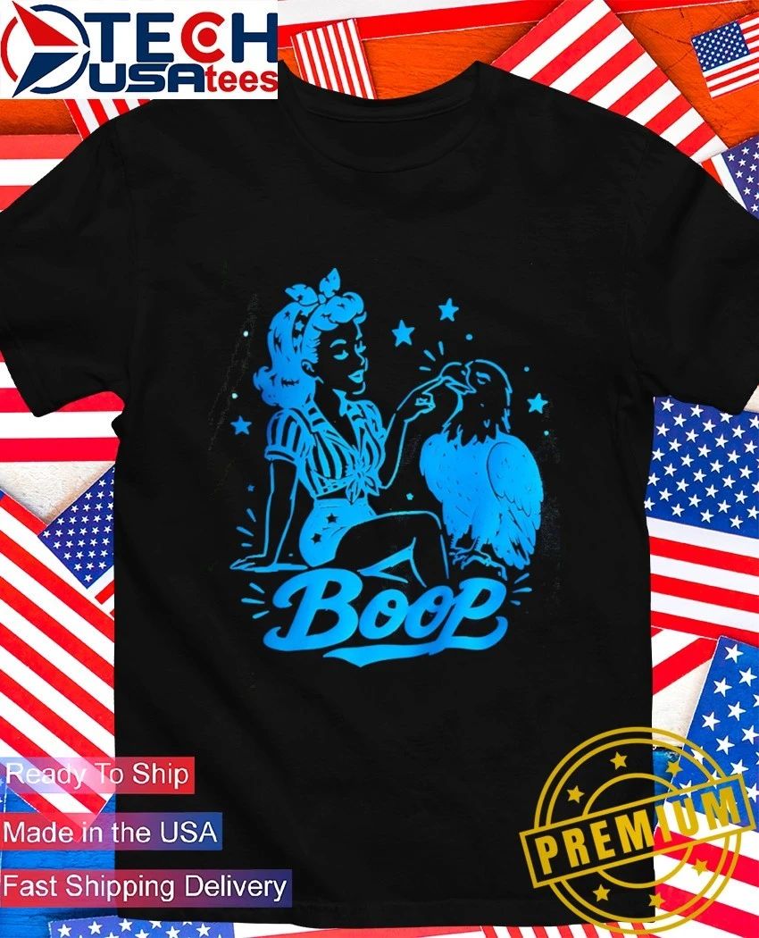 Boop girl and bird shirt
