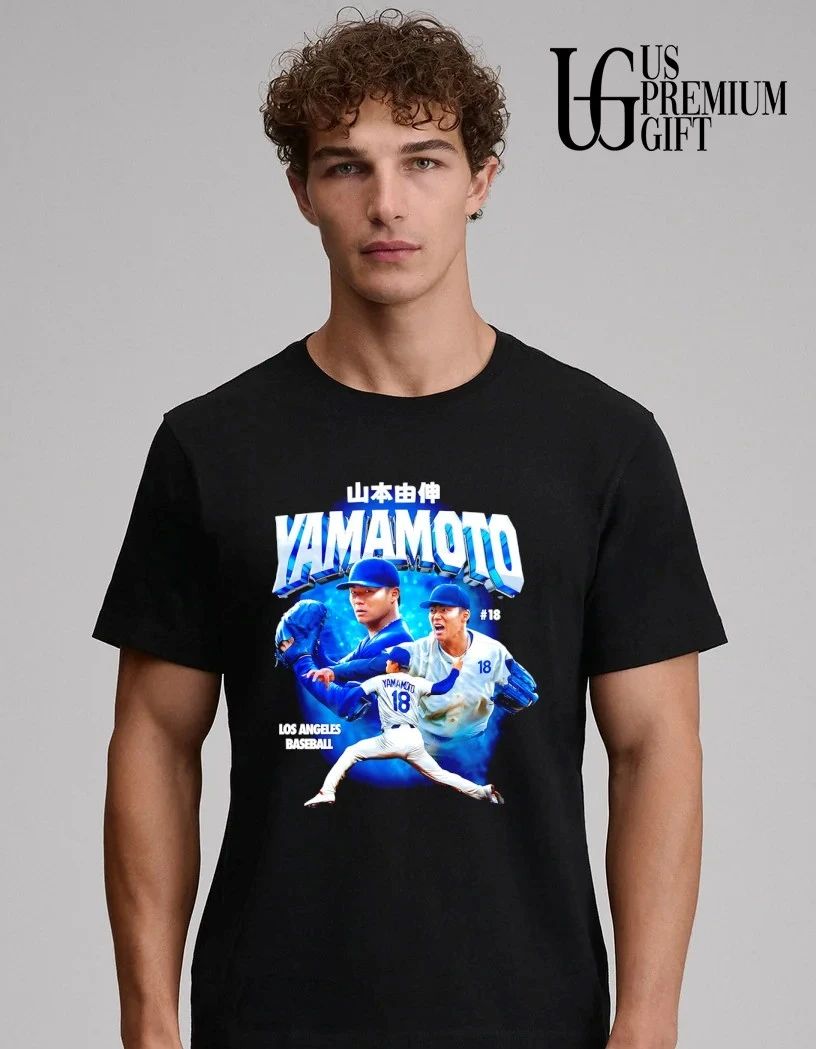 Yoshinobu Yamamoto Los Angeles Dodgers baseball 2026 signature shirt