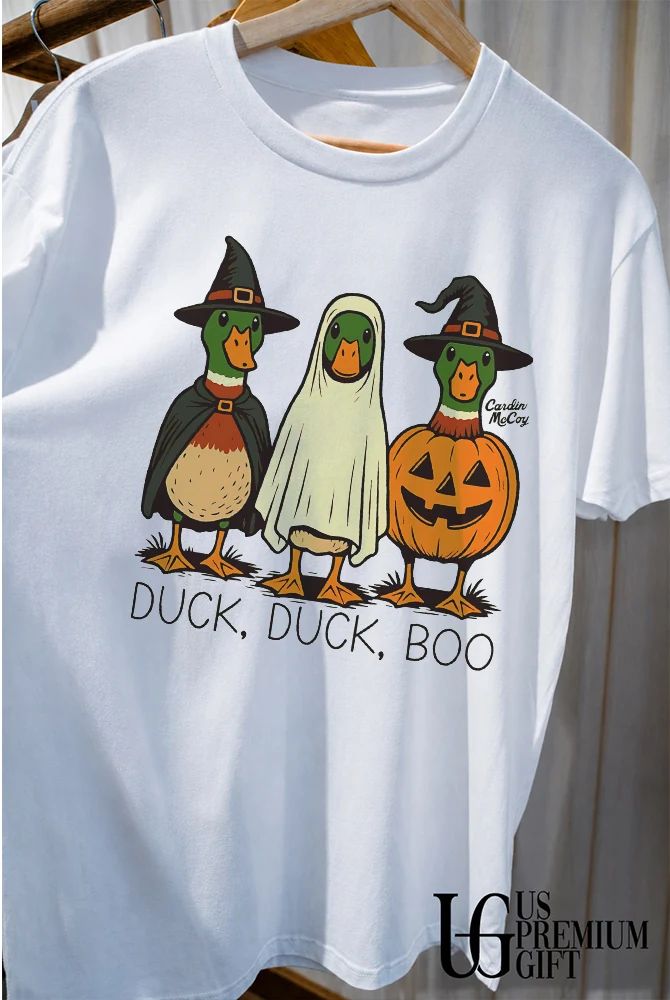 Duck Duck Boo pumpkin Halloween 2026 shirt