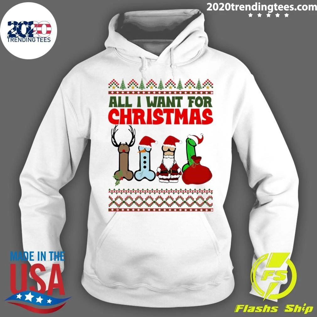 All I Want For Christmas Funny Adults Joke Kids Shirt