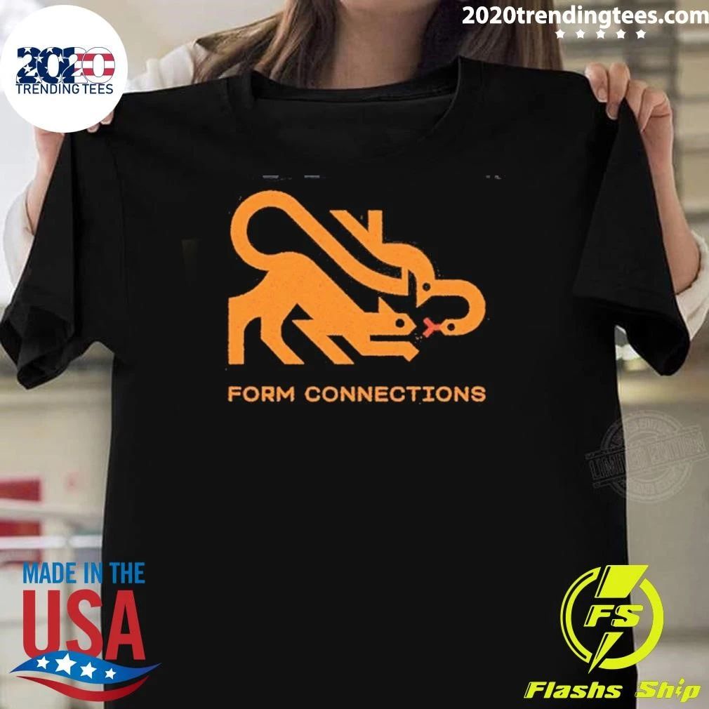Form Connections Abstract Art Minimalist Design Shirt