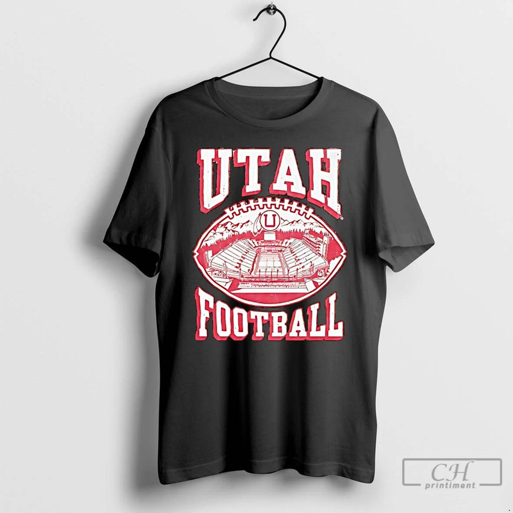 Classic Utah Utes Football Stadium Vintage