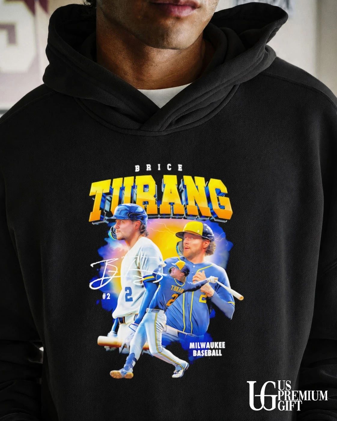Brice Turang Milwaukee Brewers baseball 2026 signature shirt