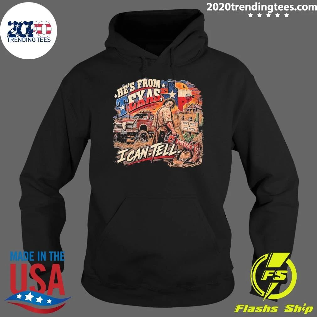 He’s From Texas Can Tell Halloween Slasher Tee Shirt
