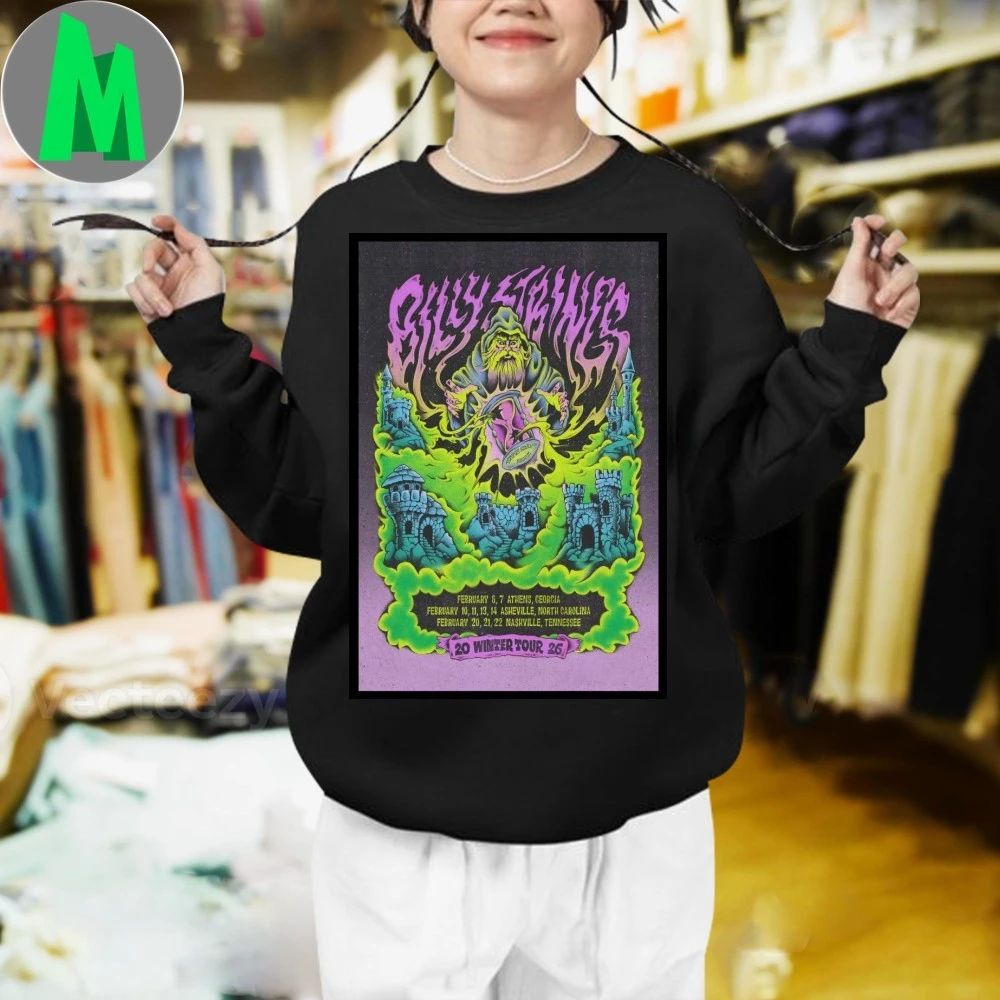 Billy Strings 2026 Winter Tour Poster Shirt