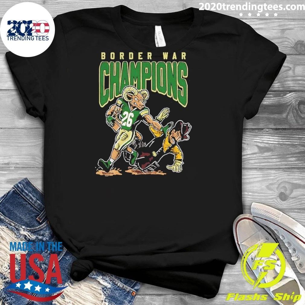 Colorado State’s Border War Win Over Wyoming Border War Champions B War Stiff Arm Shirt