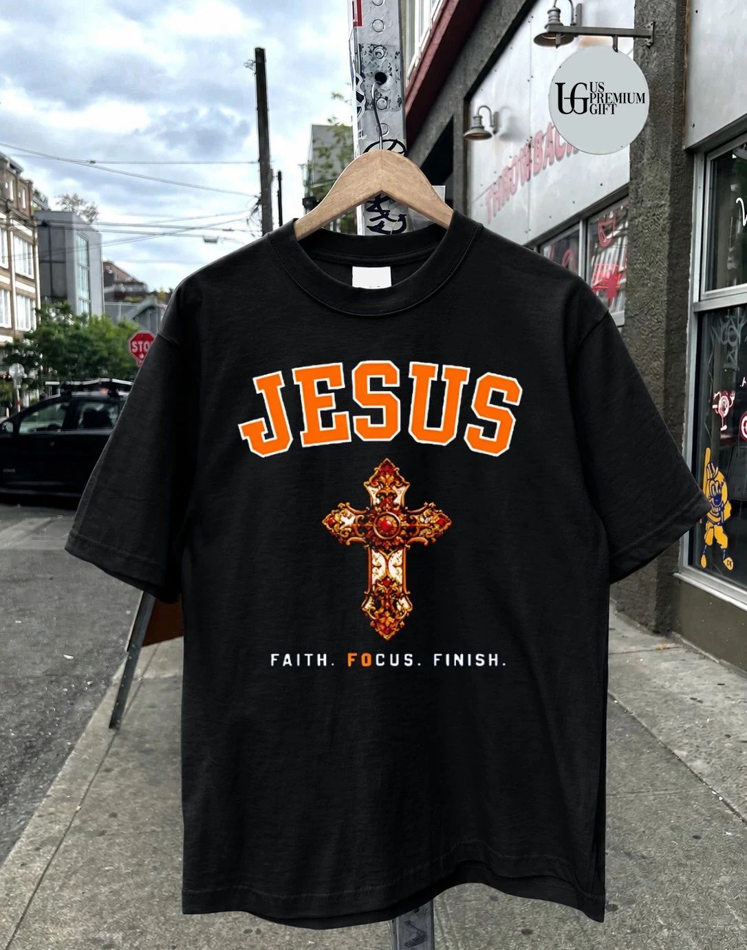 Jesus Faith Focus Finish shirt