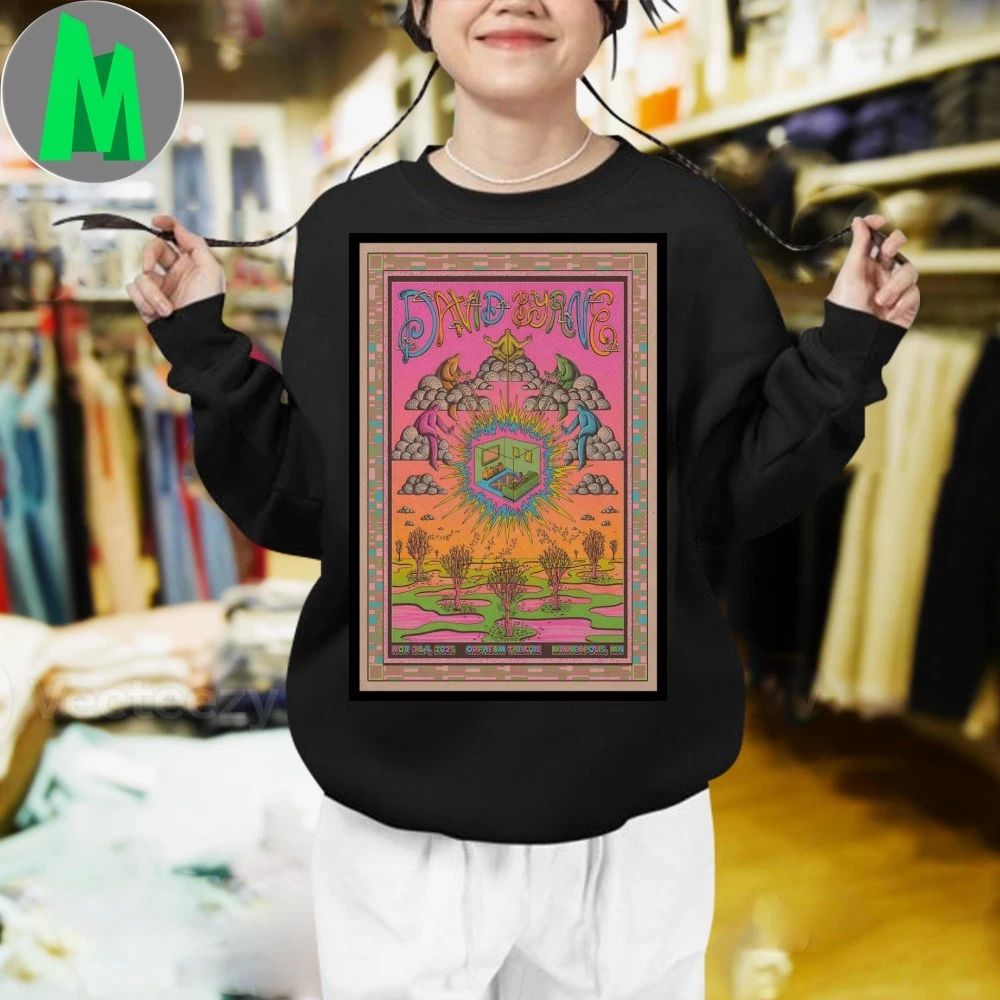 David Byrne Orpheum Theatre Minneapolis, MN Poster Shirt