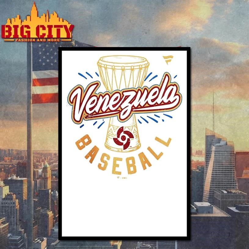 Team Venezuela Baseball Fanatics 2026 World Baseball Classic Champions Trophy Shirt