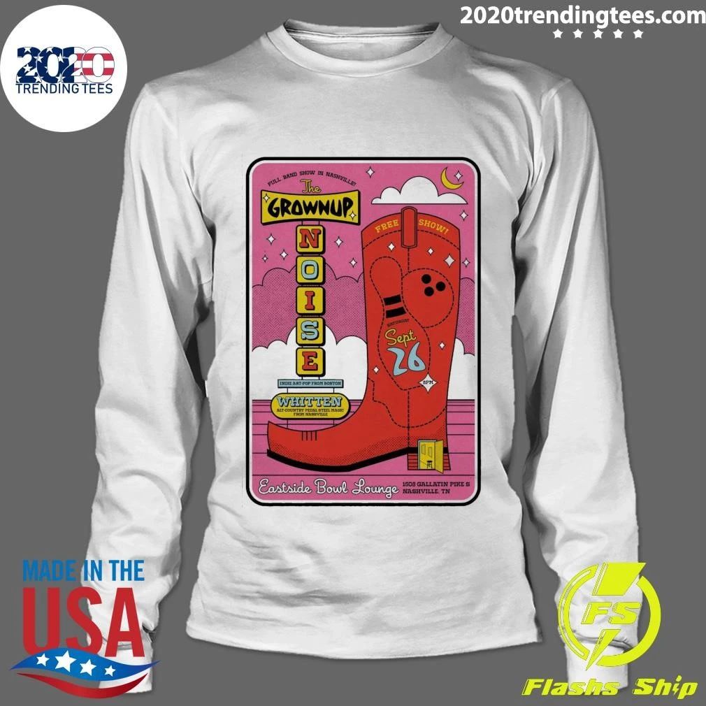The Grownup Noise Nashville TN, September 26 2026 Tour Shirt