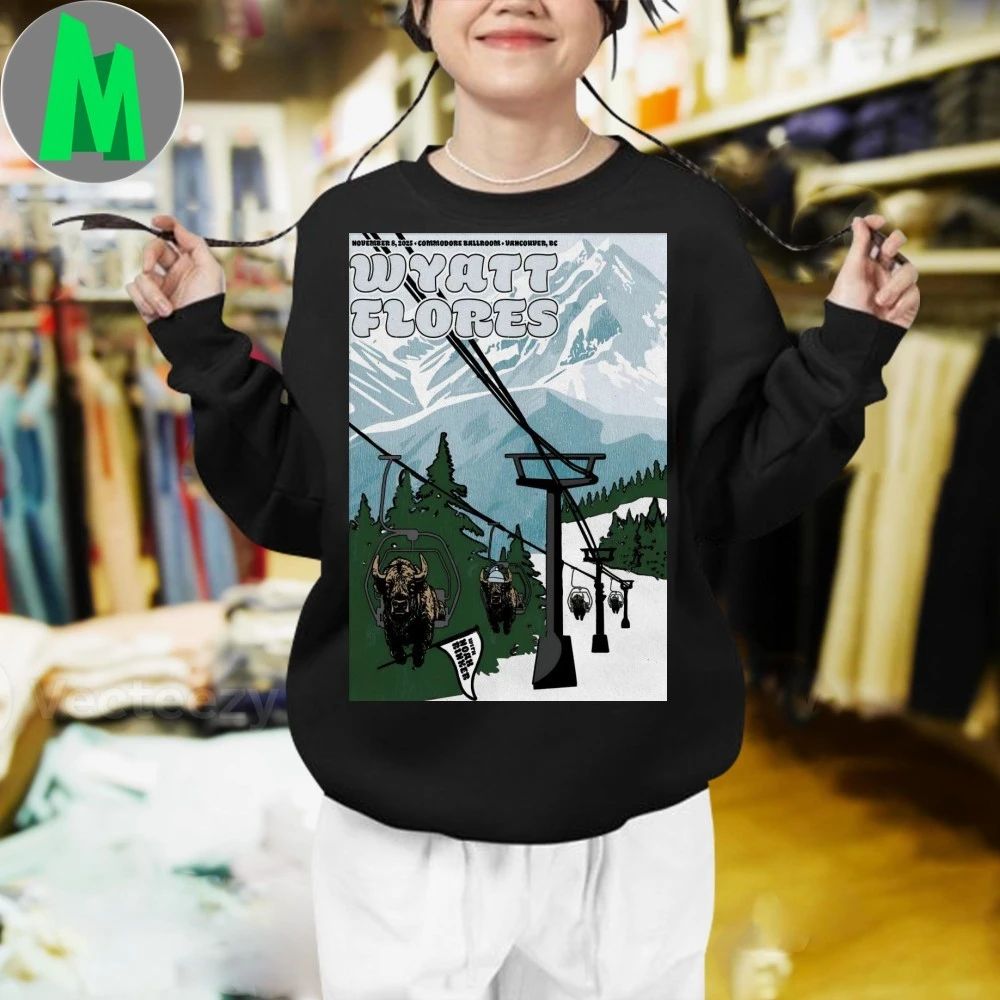 Wyatt Flores 11 8 2025 Vancouver BC Poster Shirt