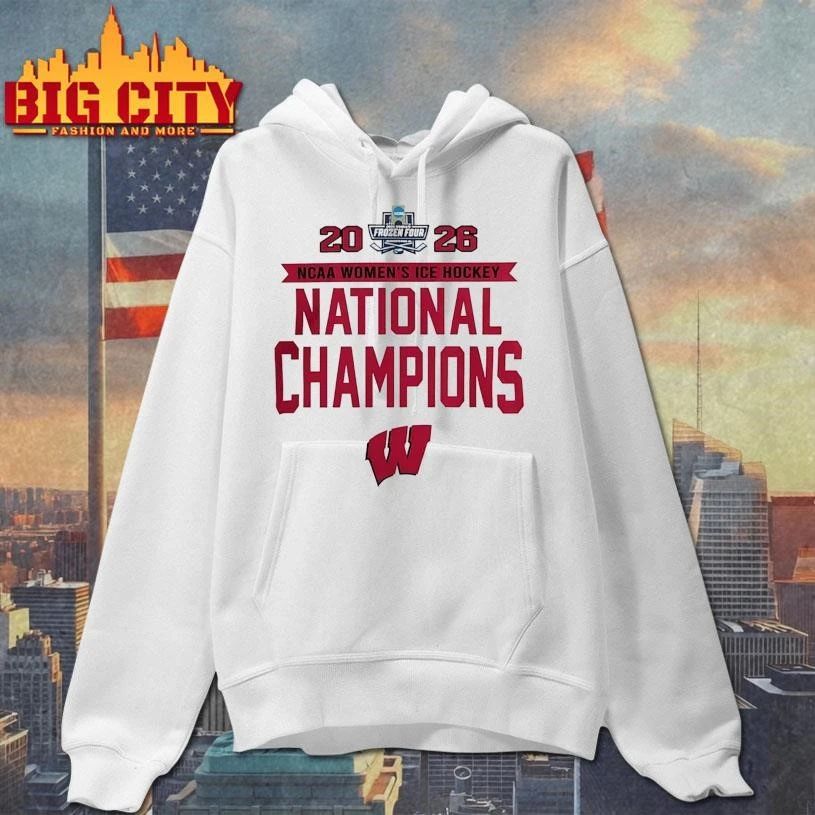 Wisconsin Badgers 2025 NCAA Frozen Four Women’s Ice Hockey National Champions Locker Room College Basketball Shirt