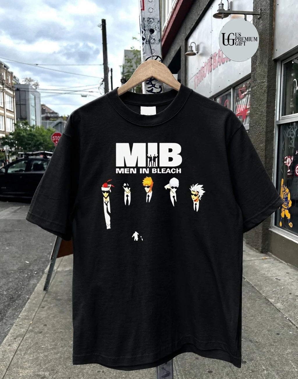 MIB Men In Bleach parody shirt