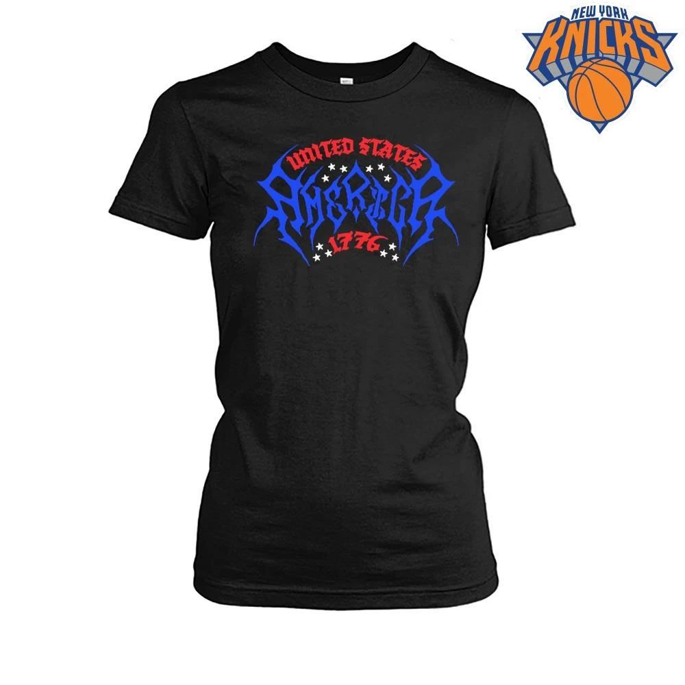Happy 4th of July United States America 1776 Heavy Metal Death Metal Font Style shirt