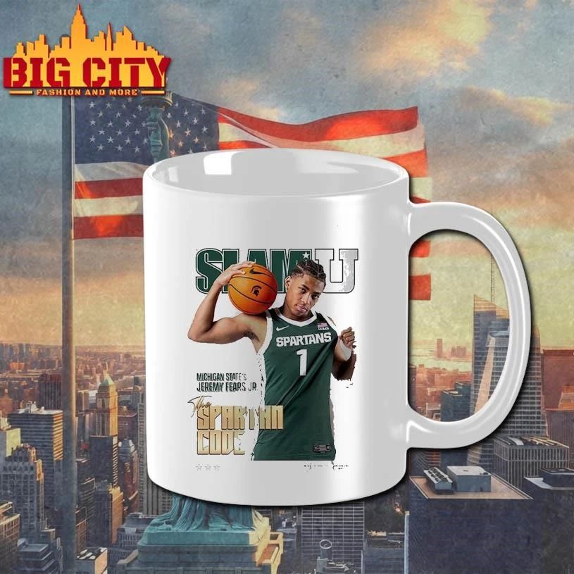Jeremy Fears Jr Michigan State Spartans On Slam University Cover Shirt