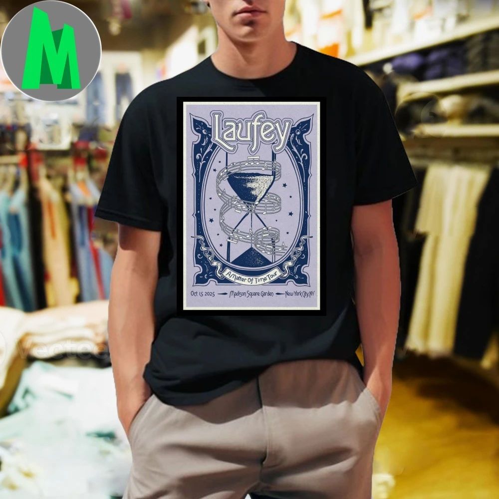 Poster Laufey Show NYC A Matter of Time Tour 2025 Shirt