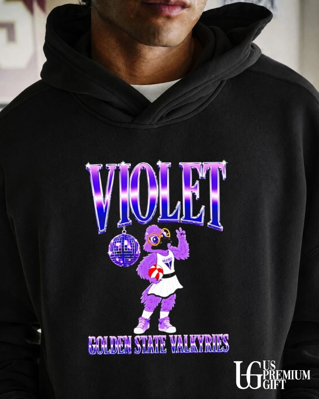 Violet Disco Golden State Valkyries mascot shirt